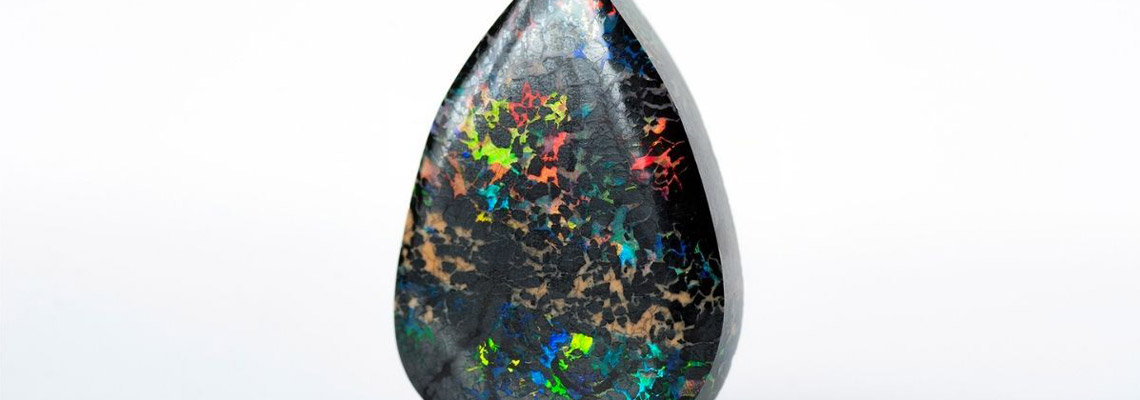 Australian black opal